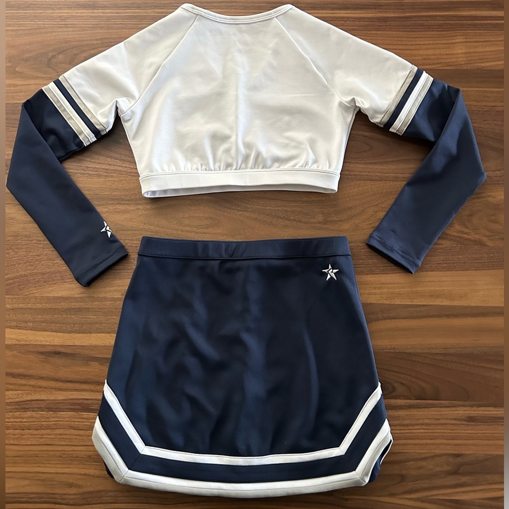 REBEL ATHLETIC CHEERLEADING OUTFIT EUC SIZE YL (youth large)